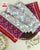 Traditional Navratna White Semi Double Weave Rajkot Patola Saree