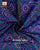Vohragaji Design Red and Peacock Blue Semi Double Weave Rajkot Patola Dupatta