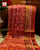 Traditional Navratna Orange Single Ikat Rajkot Patola Saree
