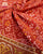 Traditional Navratna Orange Single Ikat Rajkot Patola Saree
