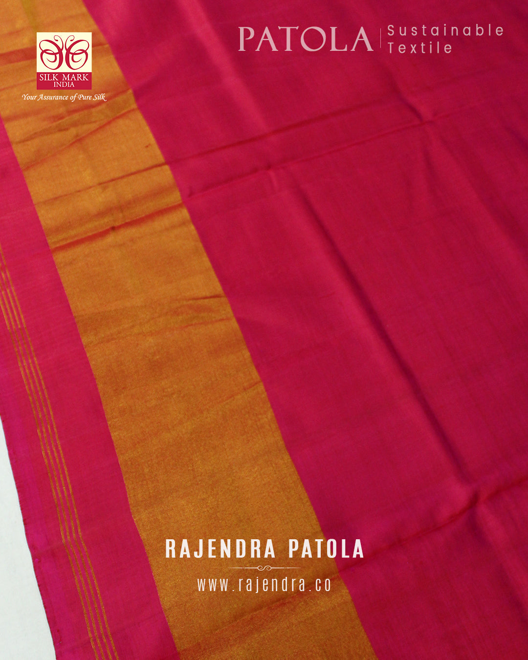Traditional Chandabhat Single Ikat Rajkot Patola Saree