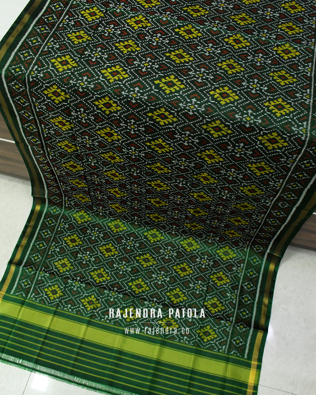Traditional Panchanda Bhat Rajkot Patola Dupatta