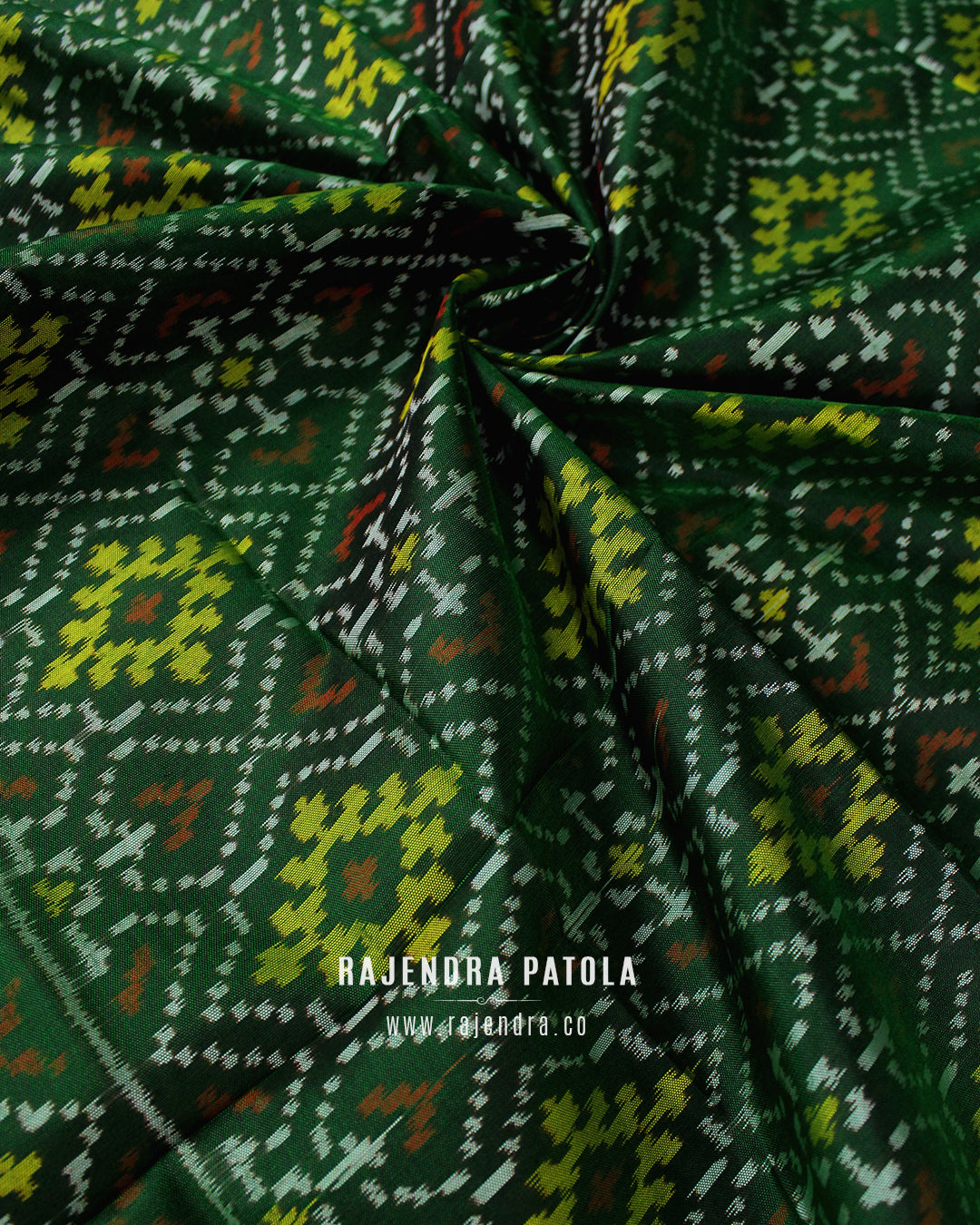 Traditional Panchanda Bhat Rajkot Patola Dupatta