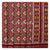 Premium Handcrafted Maroon Red Pan Chanda Double Ikat Dupatta