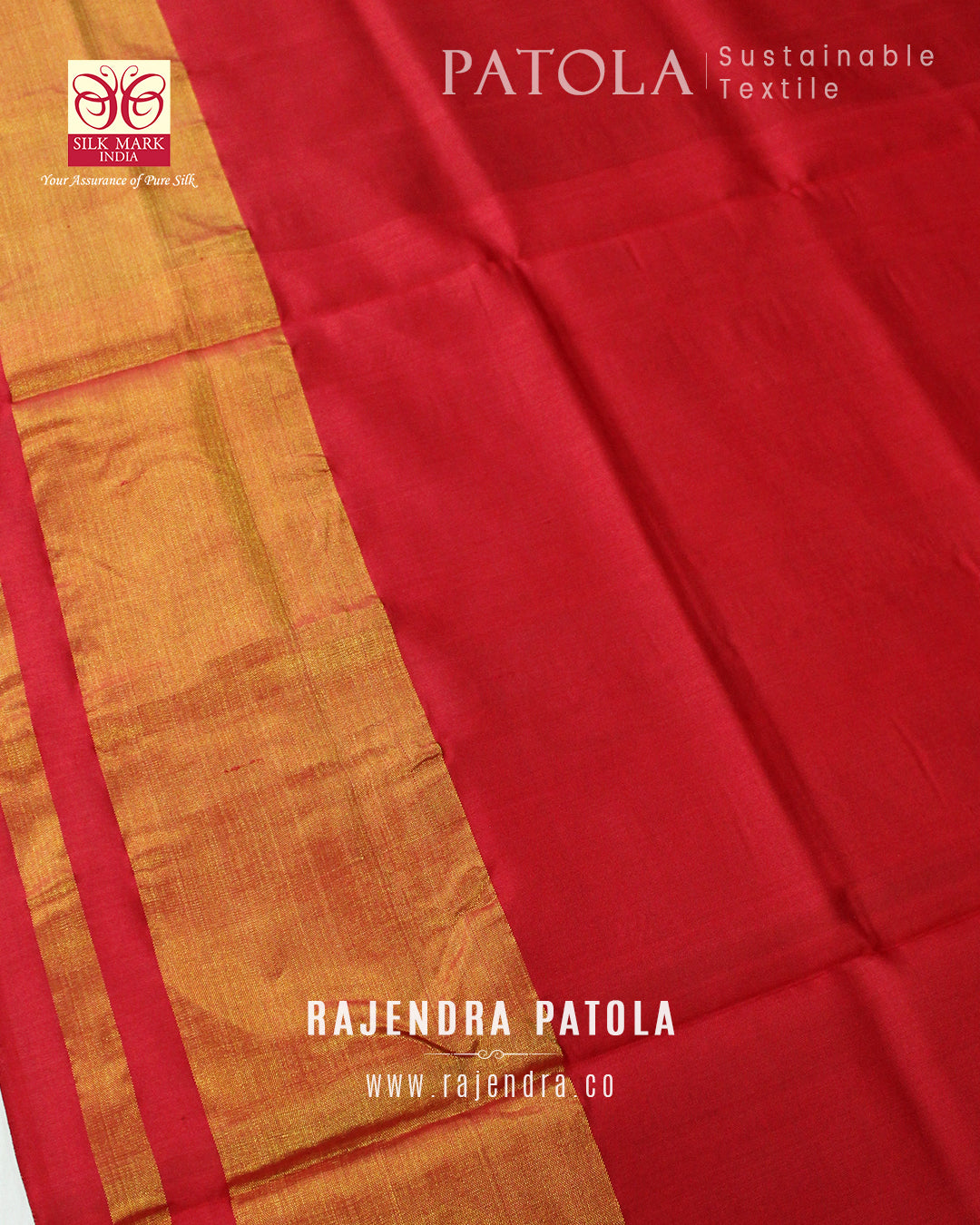 Traditional Panchanda Bhat Single Ikat Rajkot Patola Saree