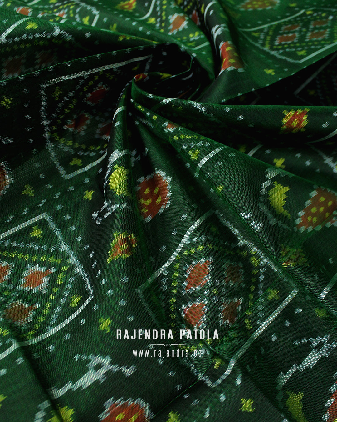 Traditional Peacock Bandhani Bhat Rajkot Patola Dupatta