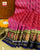 Exclusive Laheriya Bhat Single Ikat Rajkot Patola Saree