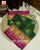 Traditional Rani Gulabi and Green Zari Checks Hathi Popat Rajkot Patola Saree