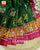 Traditional Rani Gulabi and Green Zari Checks Hathi Popat Rajkot Patola Saree