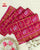 Traditional Zari Checks Rani Pink Single Ikat Rajkot Patola Dupatta