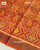Traditional Navratna Orange Rajkot Patola Dupatta