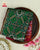 Traditional Vohra Gaji Design Rani Green Semi Double Weave Rajkot Patola Saree