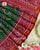 Traditional Vohra Gaji Design Rani Green Semi Double Weave Rajkot Patola Saree