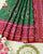 Traditional Vohra Gaji Design Rani Green Semi Double Weave Rajkot Patola Saree