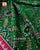 Traditional Vohra Gaji Design Rani Green Semi Double Weave Rajkot Patola Saree