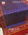 Traditional Red Blue Buttonful Semi Double Weave Rajkot Patola Dupatta