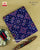 Navratna Design Red and Blue Semi Double Weave Rajkot Patola Dupatta