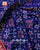 Navratna Design Red and Blue Semi Double Weave Rajkot Patola Dupatta