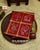 Handwoven Hathi Popat Red Brown Zari Checks Rajkot Patola Saree