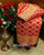 Traditional Pure Georgette Red Orange Banarasi Bandhani Saree