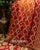 Traditional Pure Georgette Red Orange Banarasi Bandhani Saree