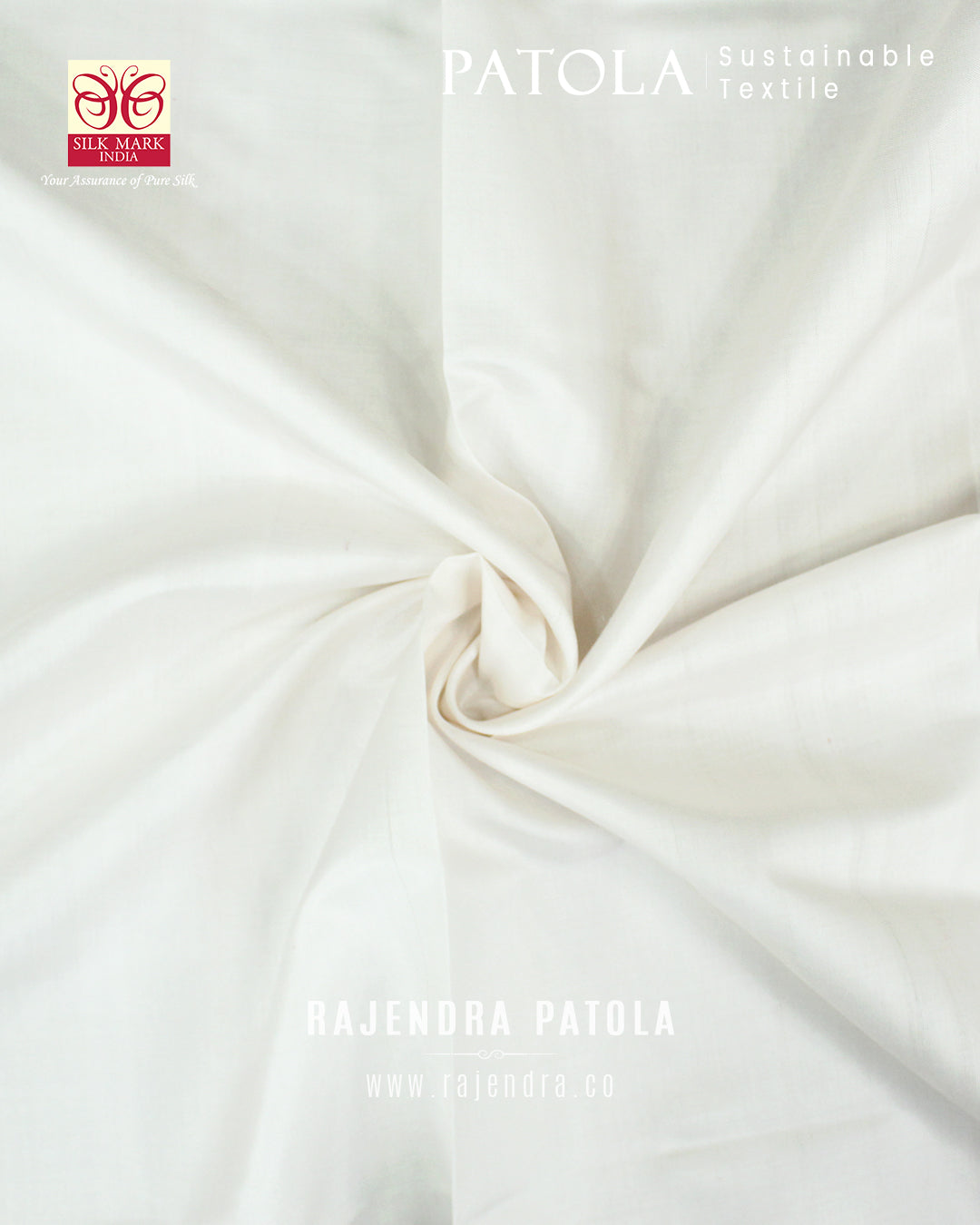 Traditional Red White Gala Border Semi Double Weave Rajkot Patola Dupatta