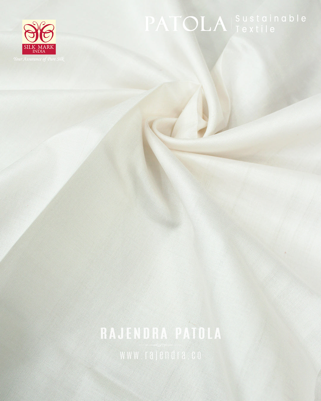 Traditional Red White Gala Border Semi Double Weave Rajkot Patola Dupatta