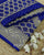 Traditional Royal Blue Banarasi Bandhani Saree