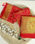 Traditional Red Nari Kunjar Skirt Keri Rajkot Patola Saree