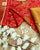Traditional Red Nari Kunjar Skirt Keri Rajkot Patola Saree