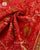 Traditional Red Nari Kunjar Skirt Keri Rajkot Patola Saree