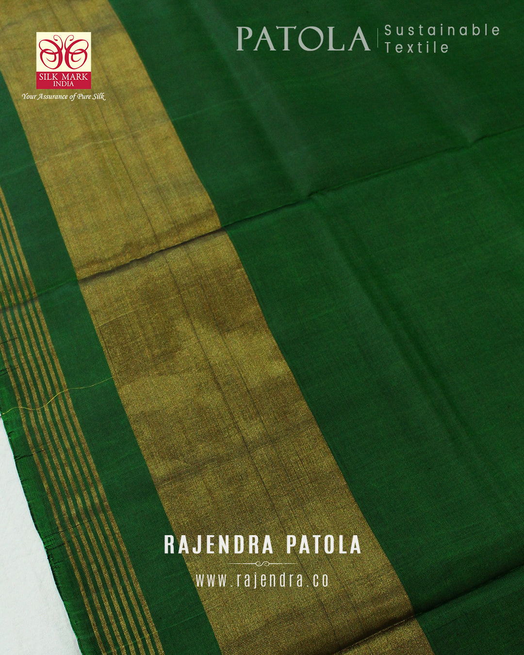 Fancy Zari Banarasi Butta Single Ikat Rajkot Patola Saree