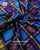 Exclusive Peacock Blue Zari Checks Rajkot Patola Saree