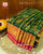 Traditional Zari Checks Pink Green Single Ikat Rajkot Patola Saree