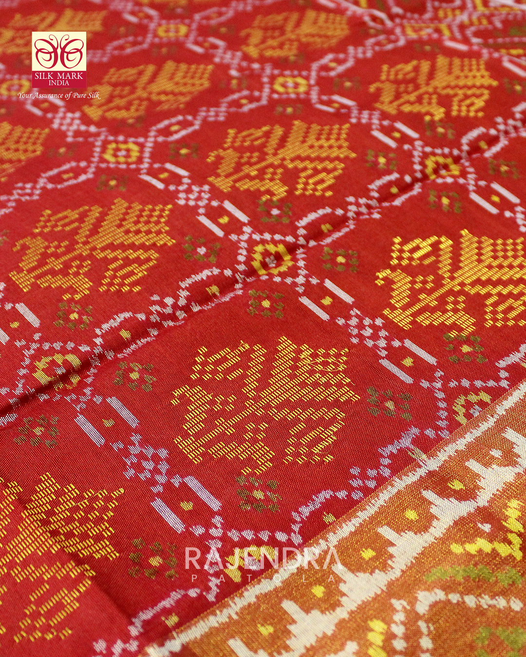 Exclusive Banarasi Palav Single Ikat Rajkot Patola Saree