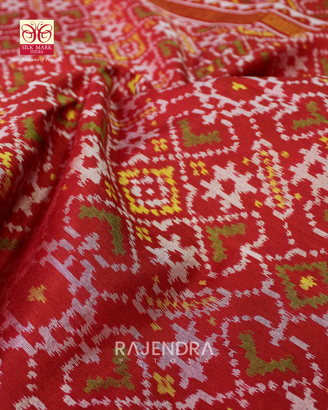 Exclusive Banarasi Palav Single Ikat Rajkot Patola Saree