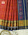 Traditional Panchanda Design Red and Blue Rajkot Patola Saree
